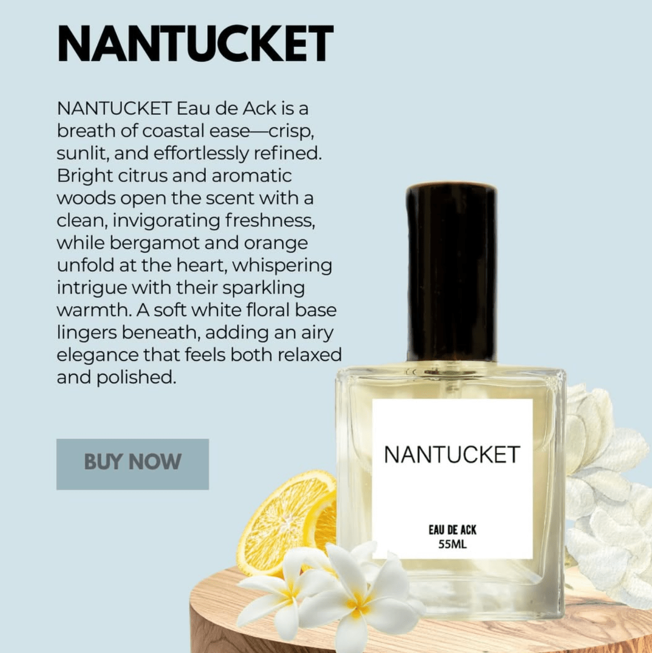The Buzz Nantucket (UNISEX) Eau De Parfum + Bug Defying Repellent - The Look and Co