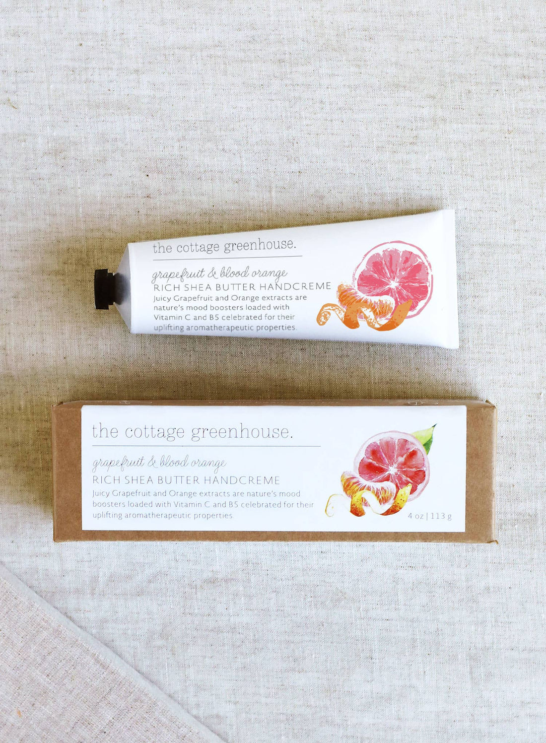 The Cottage Greenhouse - Grapefruit &amp; Blood Orange Shea Handcream - The Look and Co
