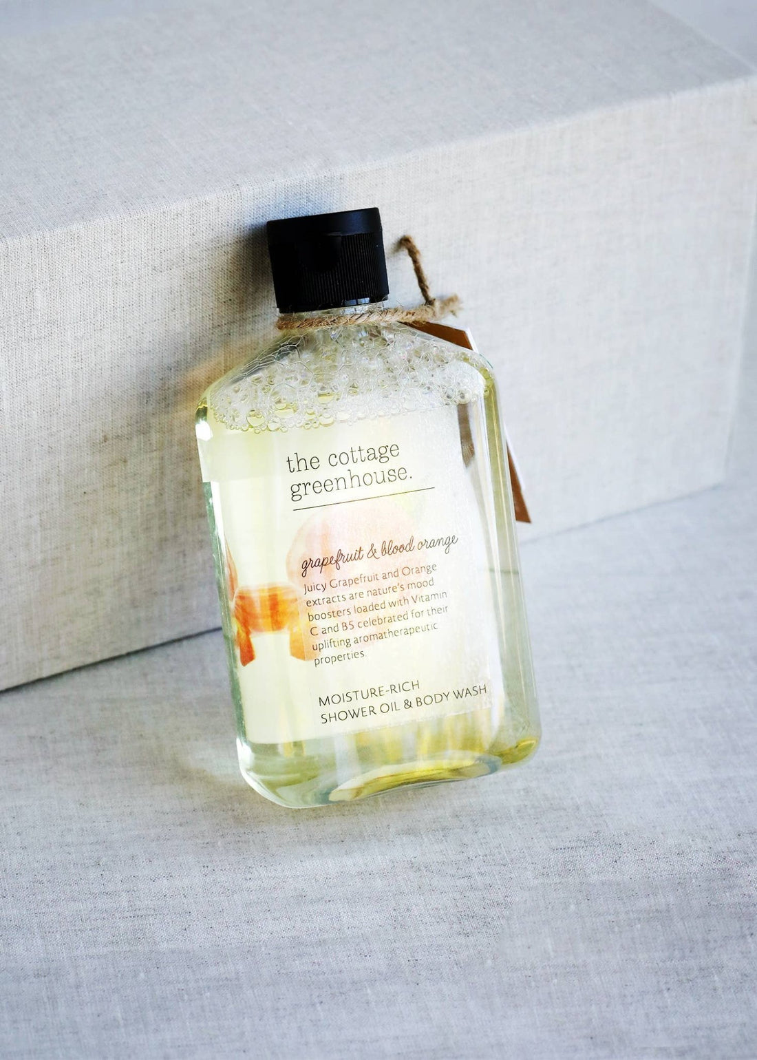 The Cottage Greenhouse - Grapefruit &amp; Blood Orange Shower Oil &amp; Body Wash - The Look and Co