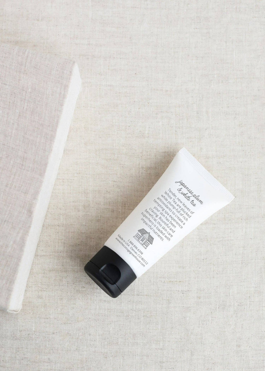 The Cottage Greenhouse - Japanese Plum &amp; White Tea Travel Hand Cream - The Look and Co
