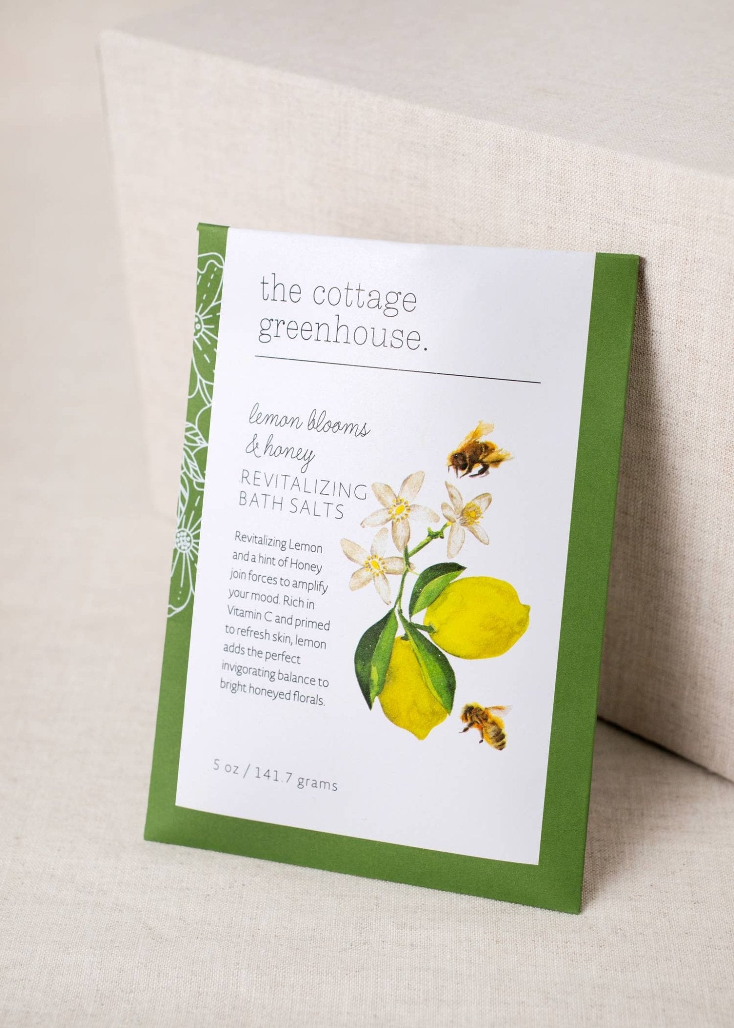 The Cottage Greenhouse - Lemon Blooms &amp; Honey Bath Salts - The Look and Co