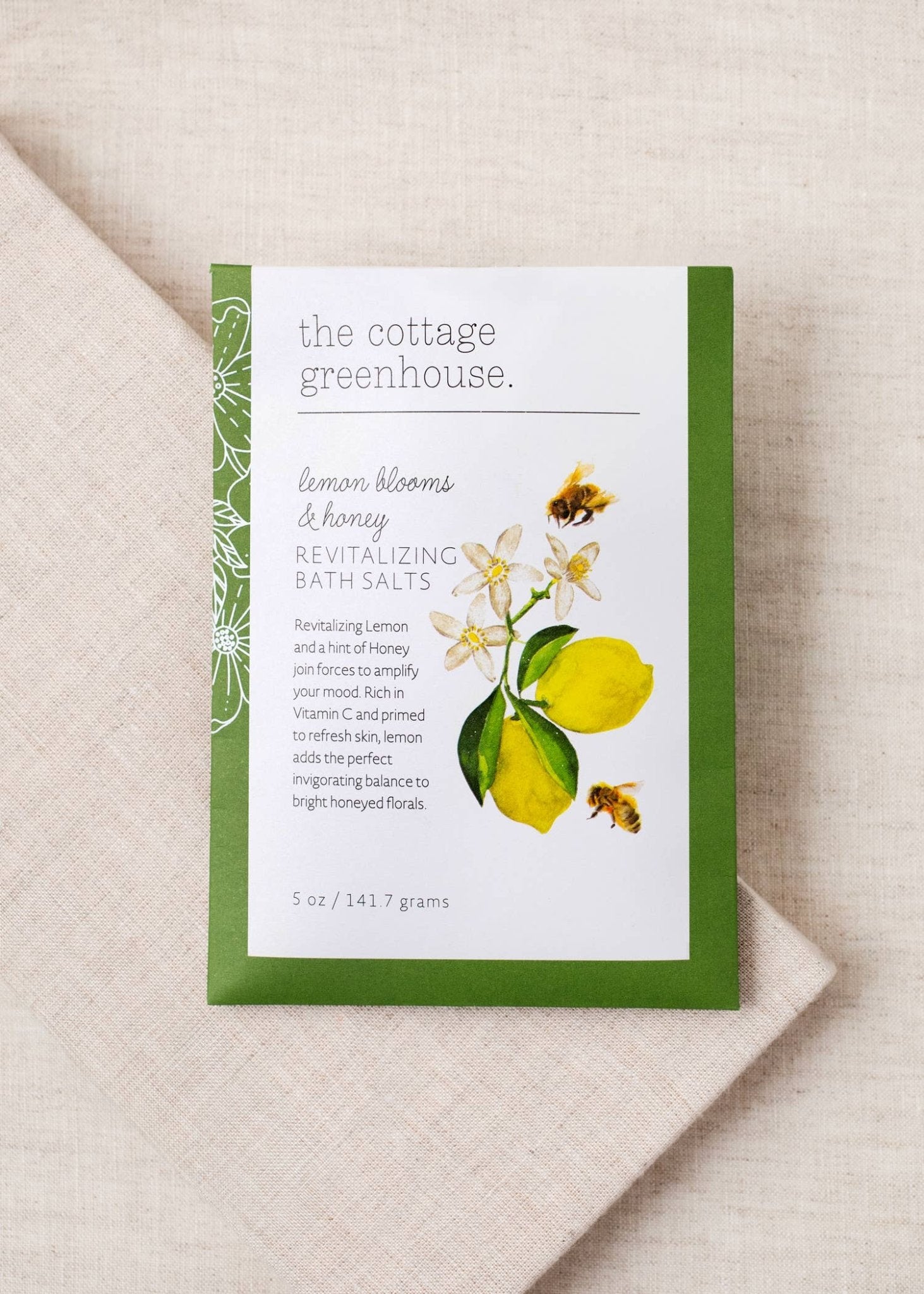 The Cottage Greenhouse - Lemon Blooms &amp; Honey Bath Salts - The Look and Co