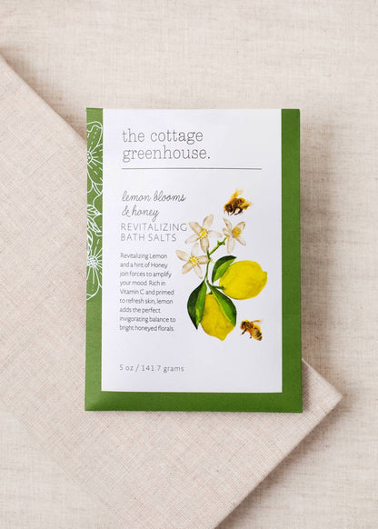 The Cottage Greenhouse - Lemon Blooms &amp; Honey Bath Salts - The Look and Co