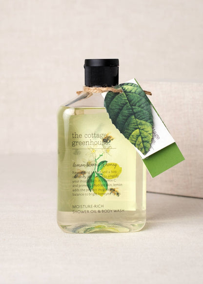 The Cottage Greenhouse - Lemon Blooms &amp; Honey Body Wash - The Look and Co