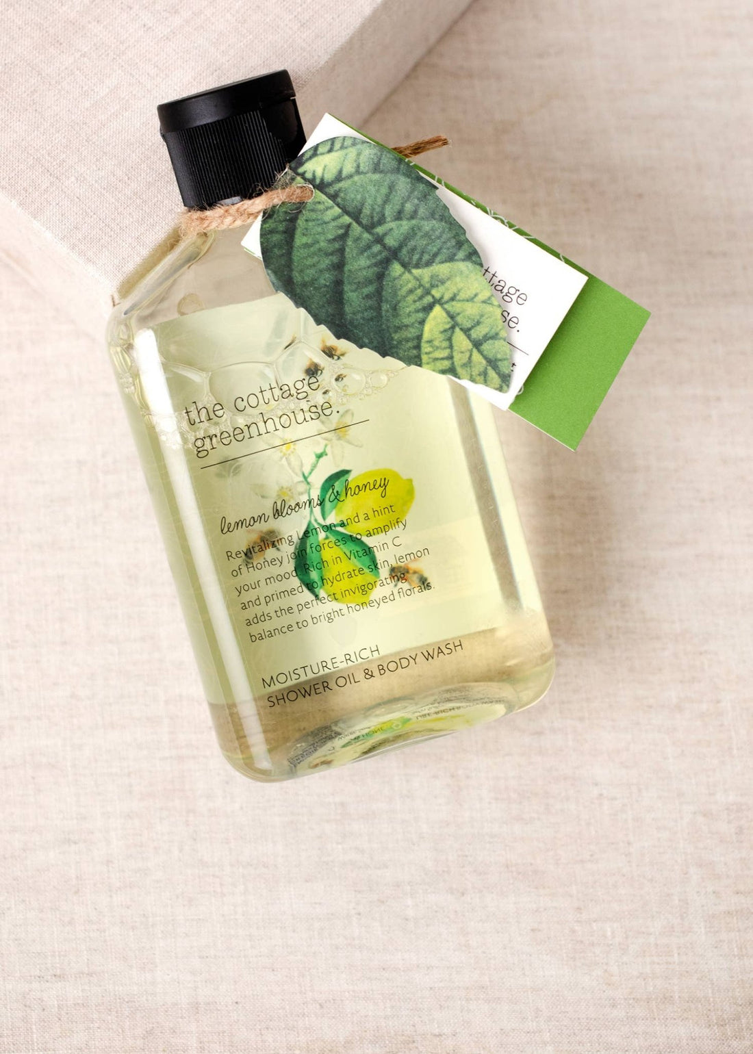 The Cottage Greenhouse - Lemon Blooms &amp; Honey Body Wash - The Look and Co