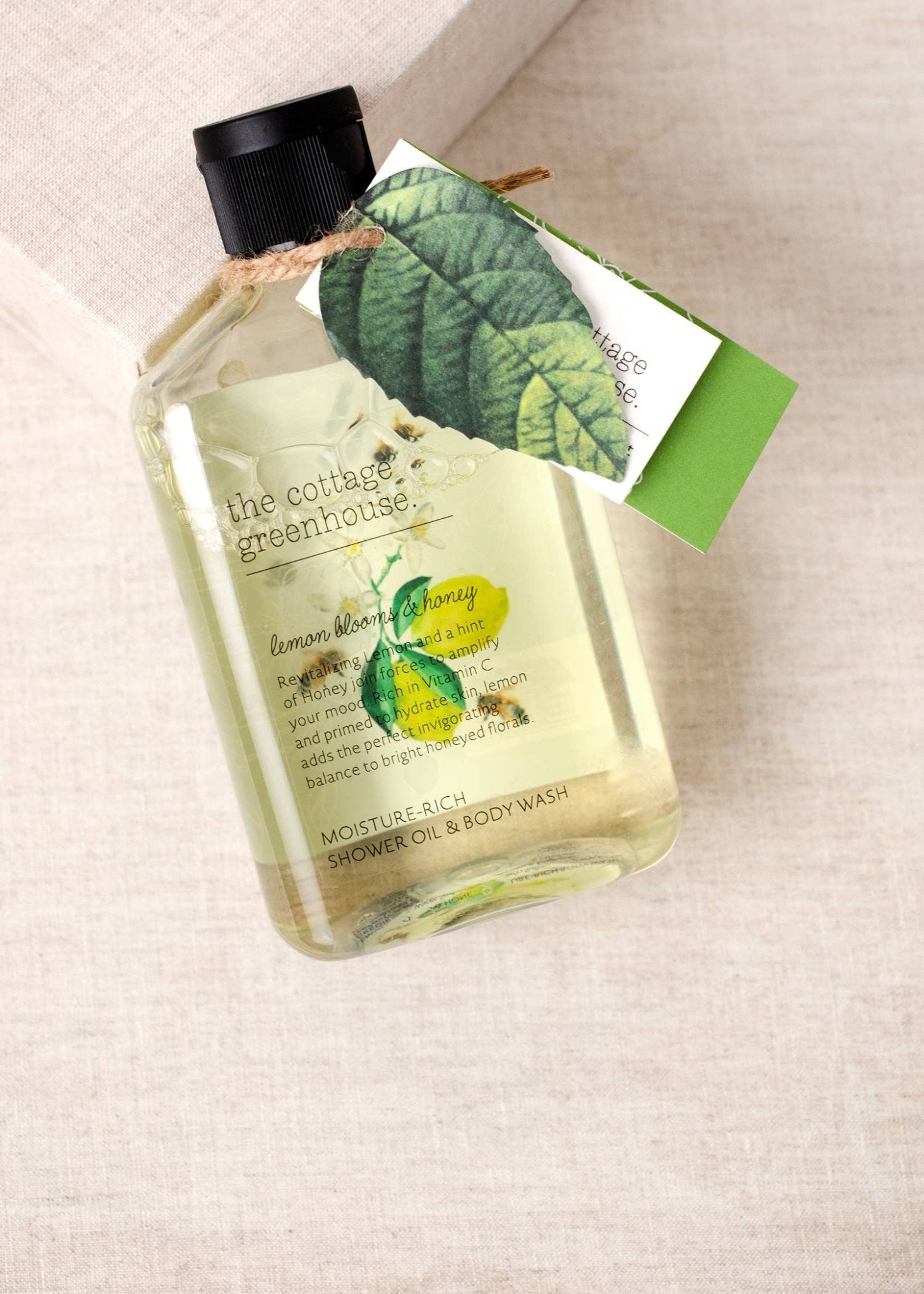 The Cottage Greenhouse - Lemon Blooms &amp; Honey Body Wash - The Look and Co