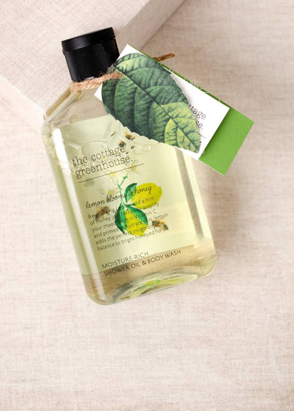 The Cottage Greenhouse - Lemon Blooms &amp; Honey Body Wash - The Look and Co