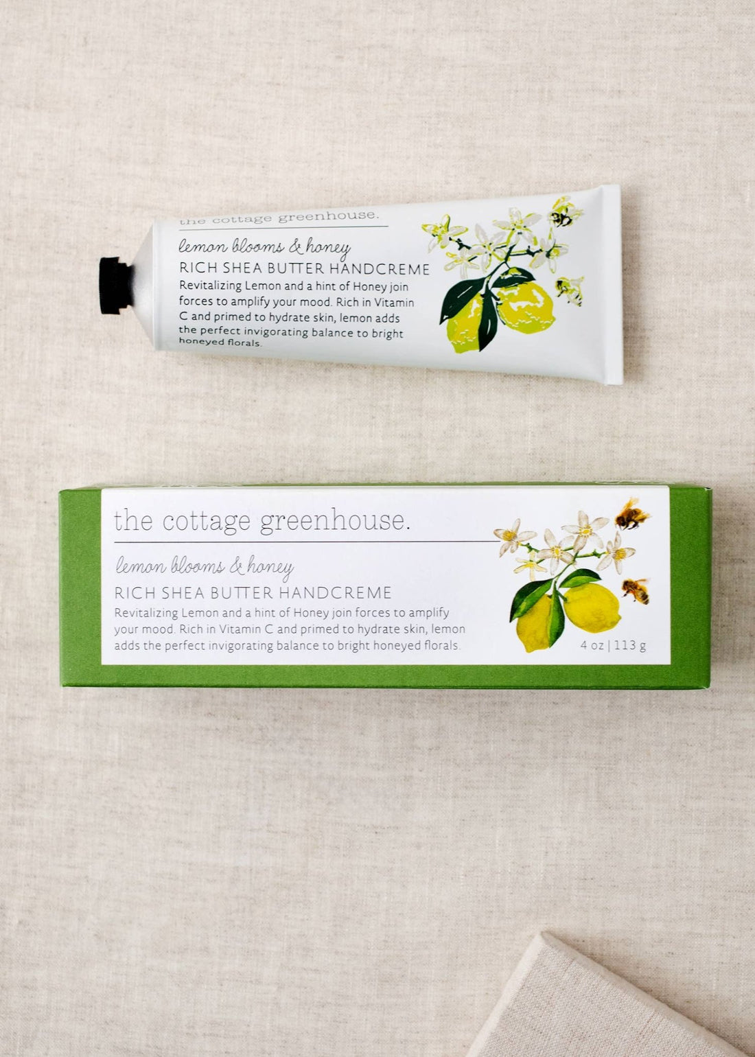The Cottage Greenhouse - Lemon Blooms &amp; Honey Handcreme - The Look and Co