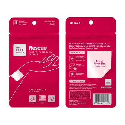 The Good Patch Rescue – Post Party Recovery Patches - The Look and Co