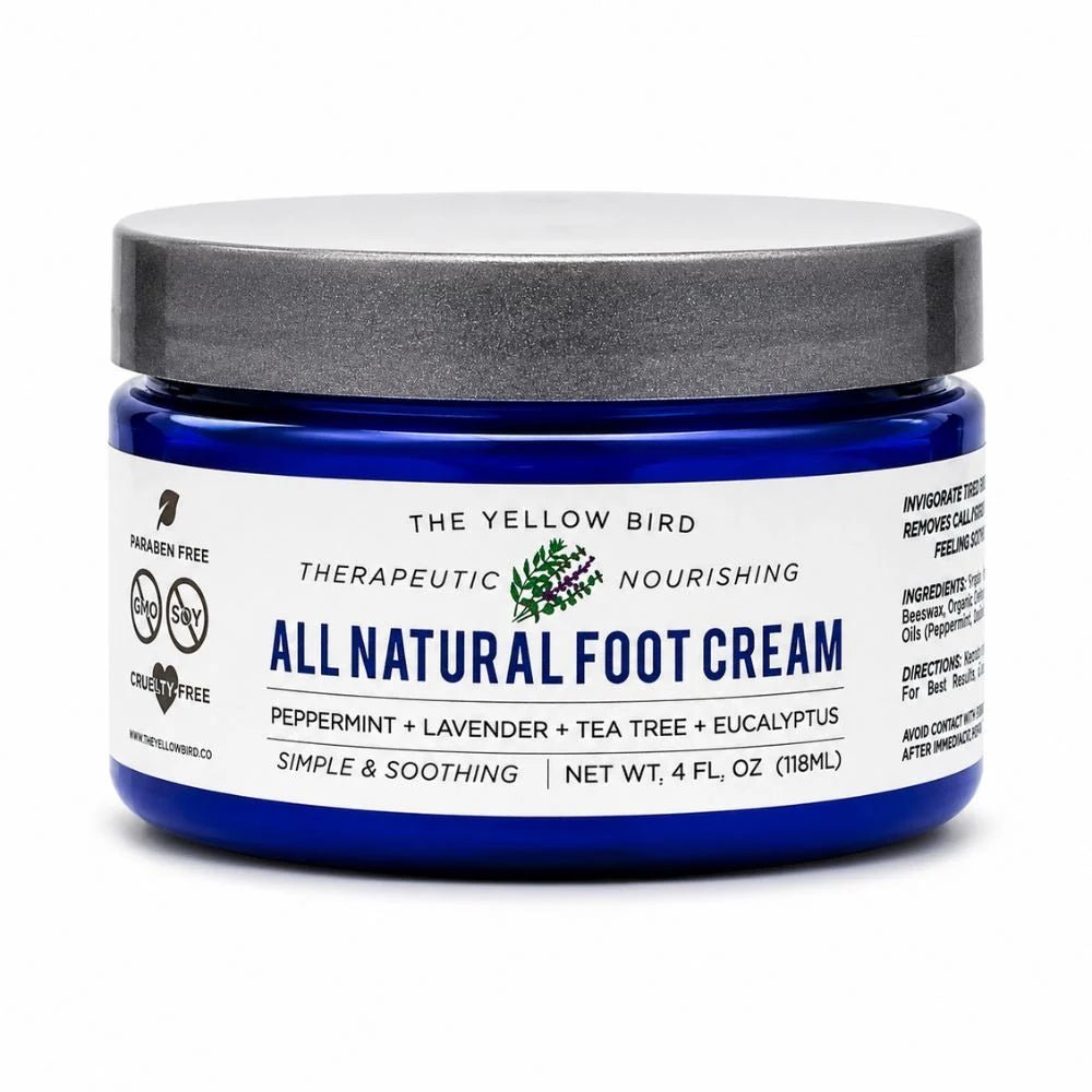 The Yellow Bird - All Natural Foot Cream - The Look and Co