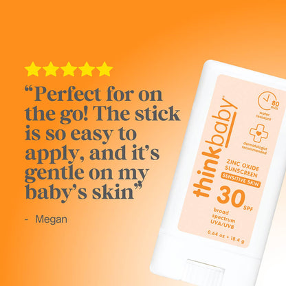 Think - Baby Sensitive Skin Sunscreen Stick SPF 30 - The Look and Co