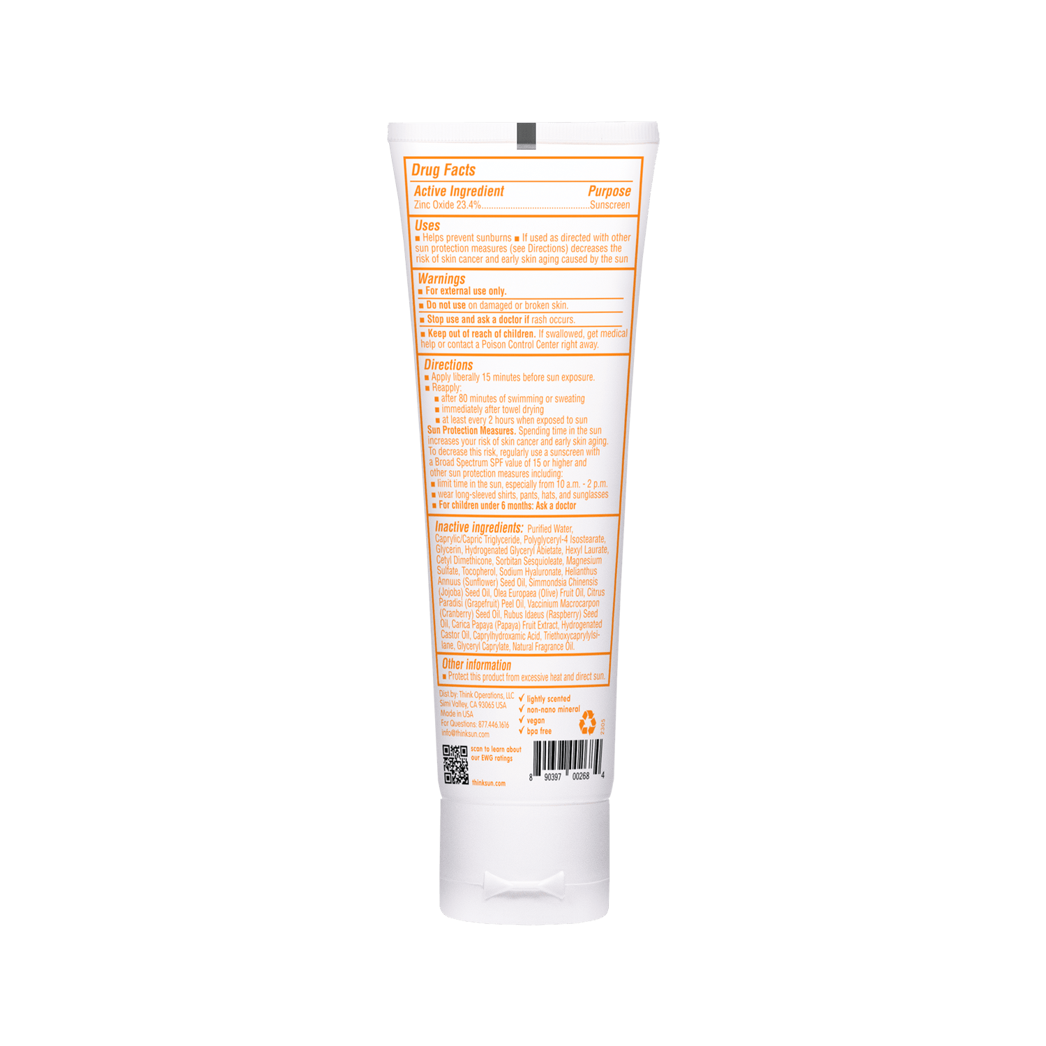Think - Think Baby SPF 50 Sunscreen 3 oz - The Look and Co