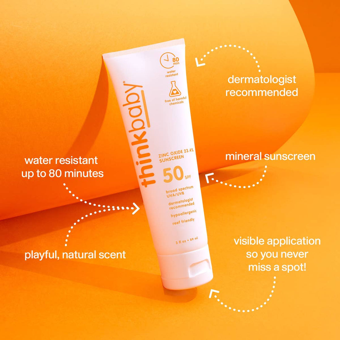 Think - Think Baby SPF 50 Sunscreen 3 oz - The Look and Co