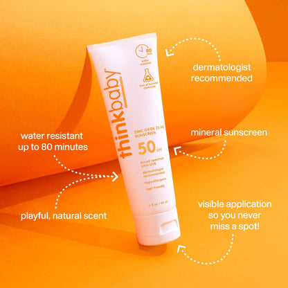 Think - Think Baby SPF 50 Sunscreen 3 oz - The Look and Co