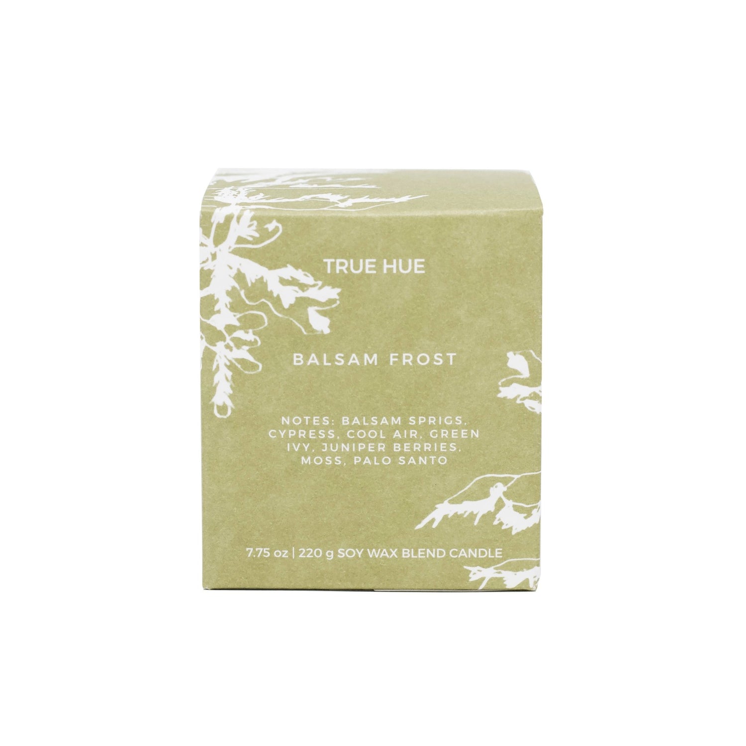 True Hue - Balsam Frost Candle - The Look and Co