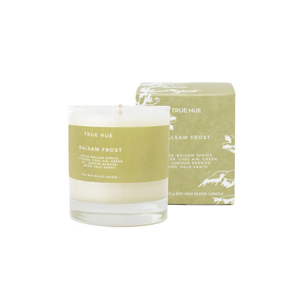 True Hue - Balsam Frost Candle - The Look and Co