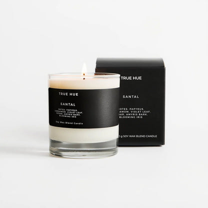 True Hue - Santal Candle - The Look and Co