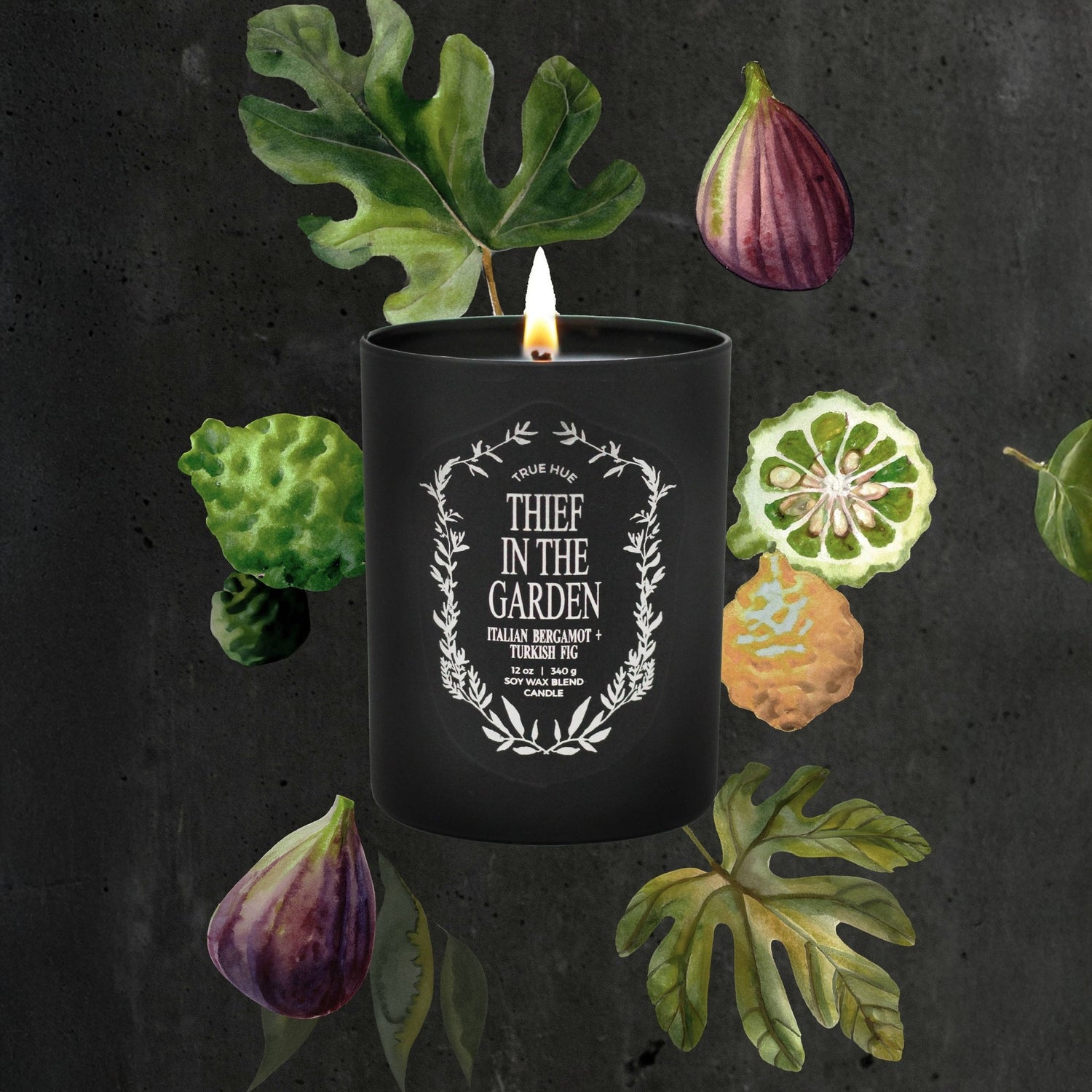 True Hue - Thief In The Garden Candle - The Look and Co