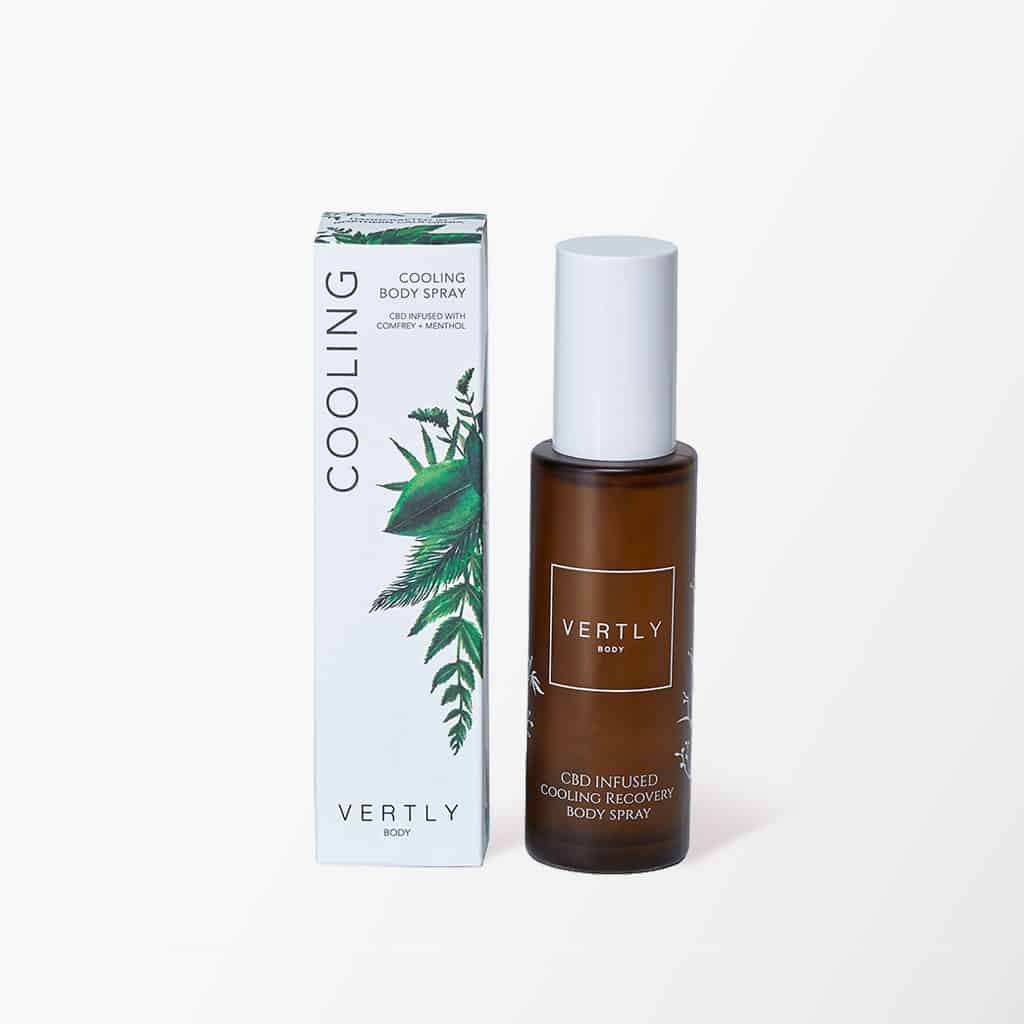 Vertly - CBD Cooling Recovery Spray - The Look and Co