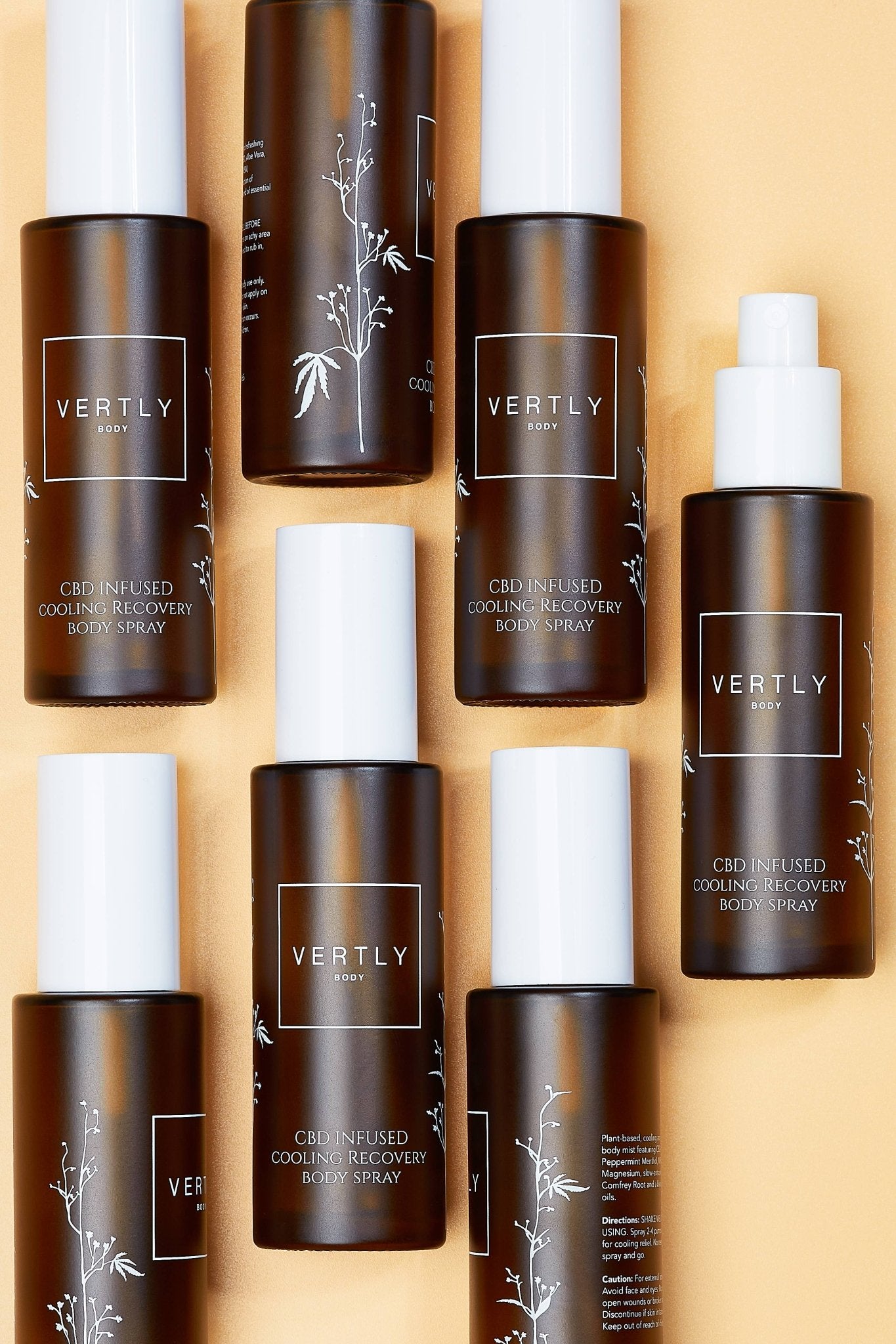 Vertly - CBD Cooling Recovery Spray - The Look and Co