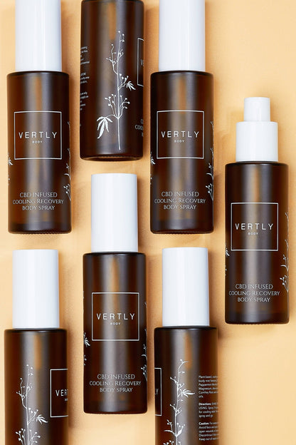 Vertly - CBD Cooling Recovery Spray - The Look and Co