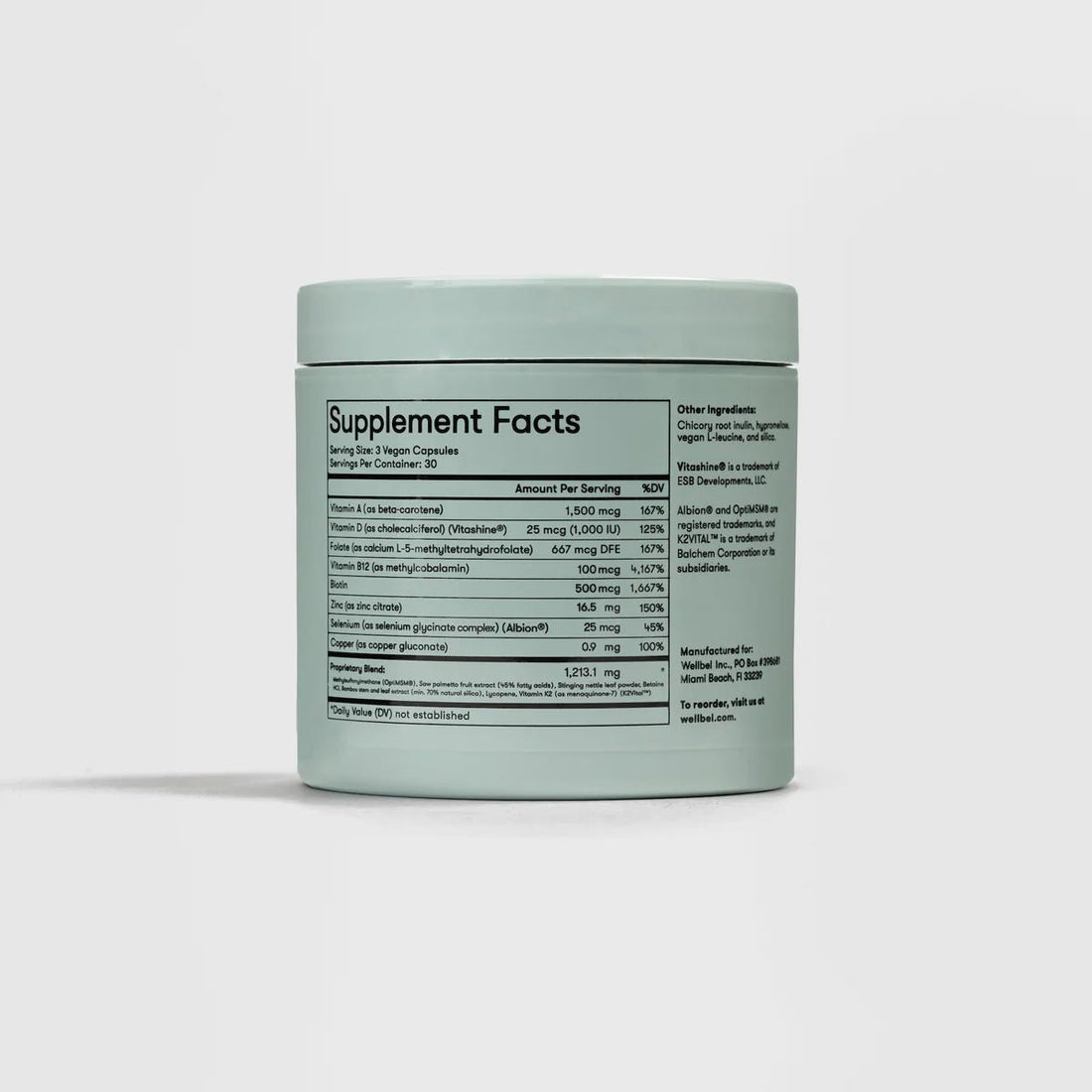 Wellbel Women+ Supplement - The Look and Co