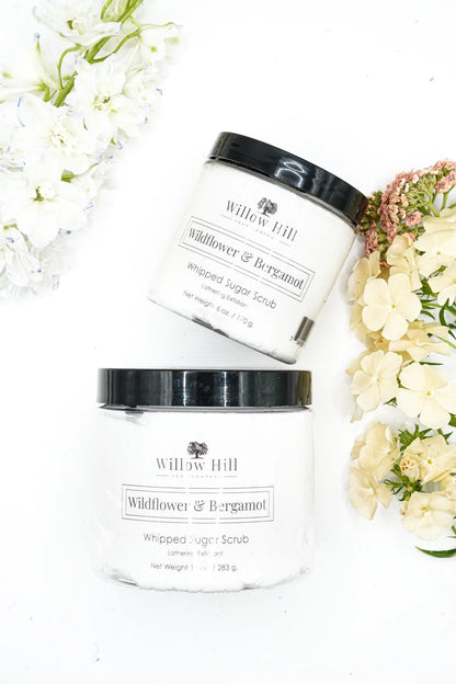 Wildflower &amp; Bergamot Whipped Sugar Scrub - The Look and Co