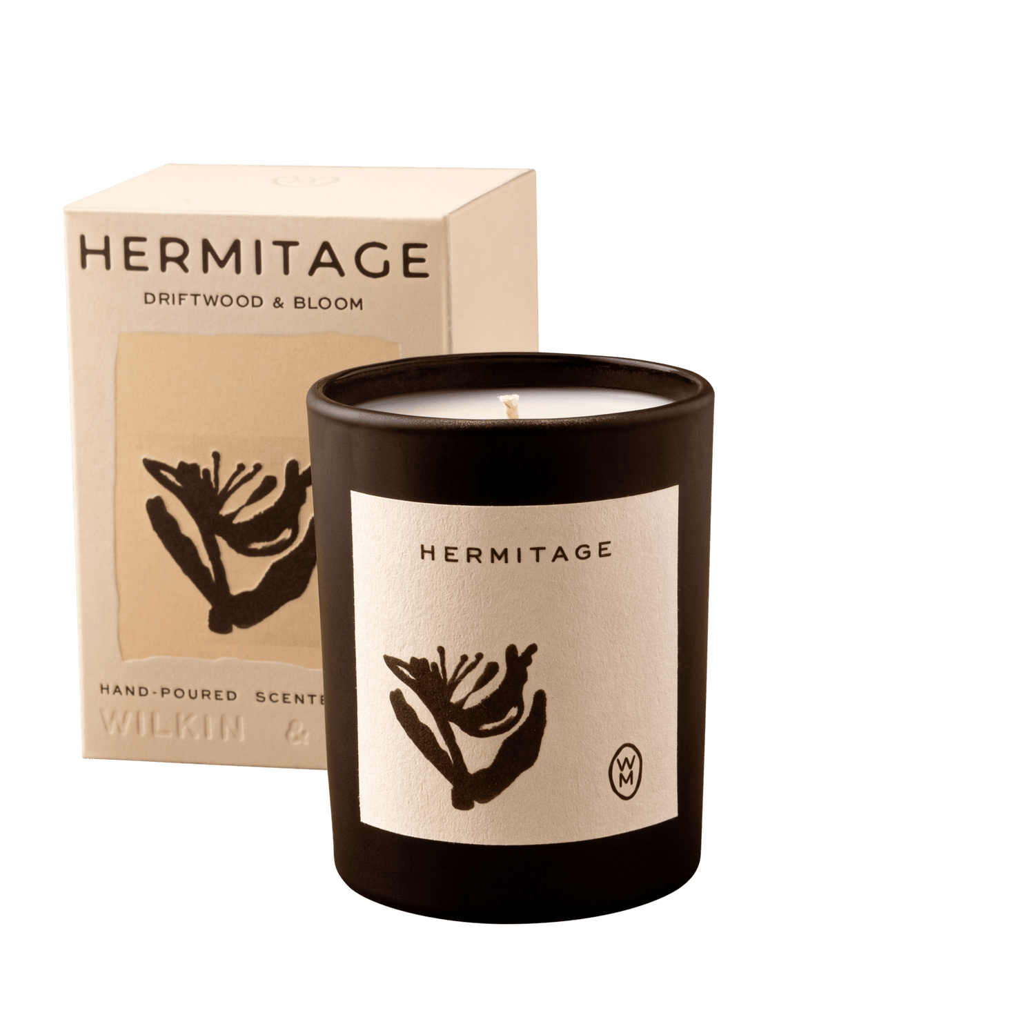 Wilkin &amp; May - Hermitage Luxury Non - toxic Candle - The Look and Co