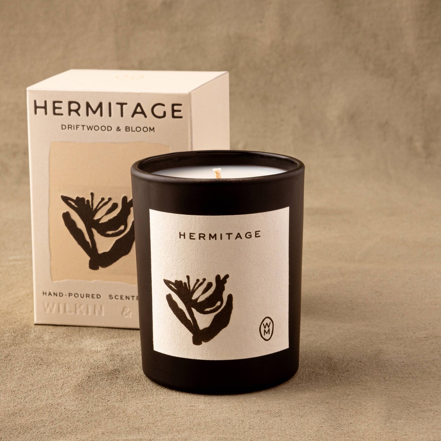 Wilkin &amp; May - Hermitage Luxury Non - toxic Candle - The Look and Co