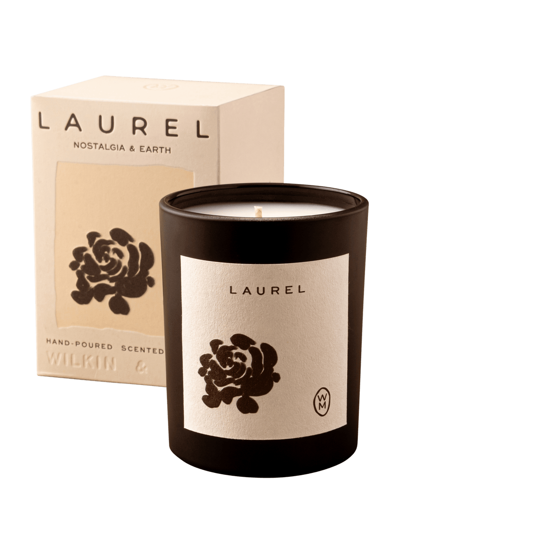 Wilkin &amp; May - Laurel Luxury Non - toxic Candle - The Look and Co