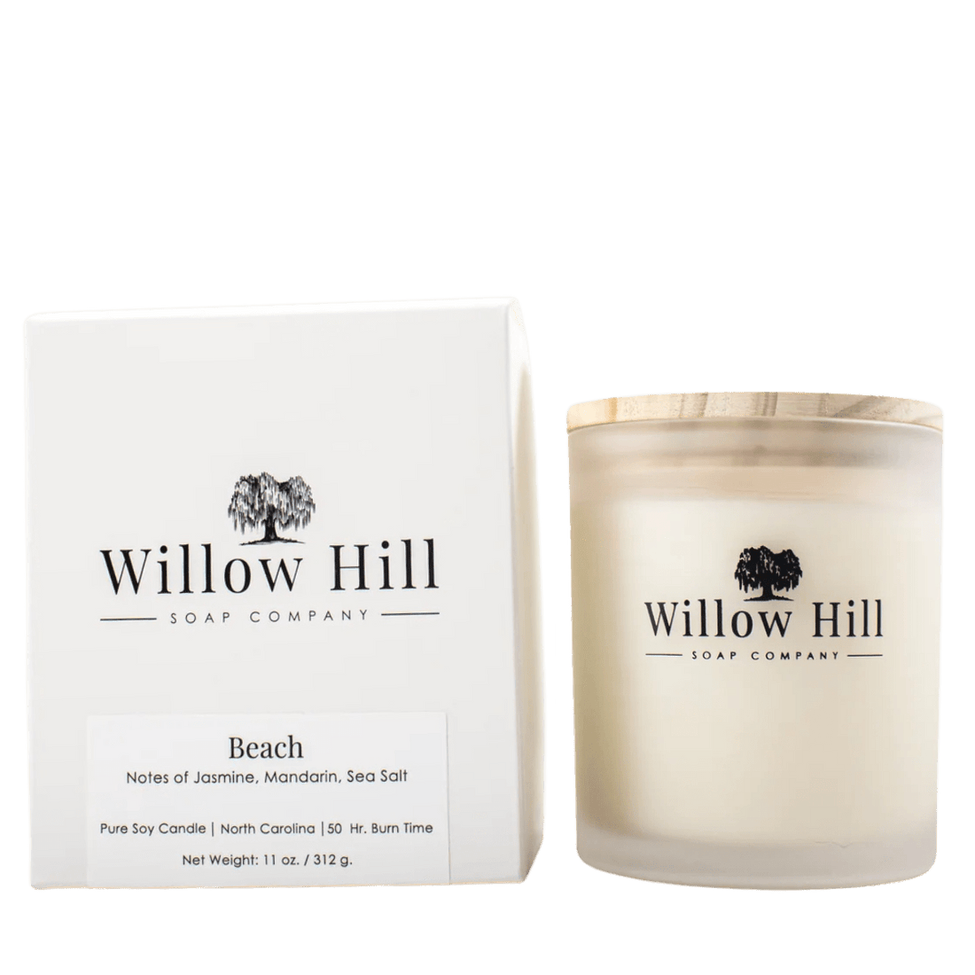 Willow Hill Beach Soy Candle - The Look and Co