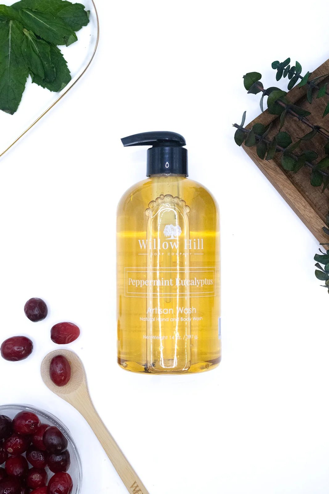Willow Hill Peppermint &amp; Eucalyptus Artisan Wash - The Look and Co