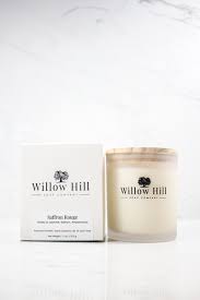 Willow Hill Saffron Rouge Soy Candle - The Look and Co