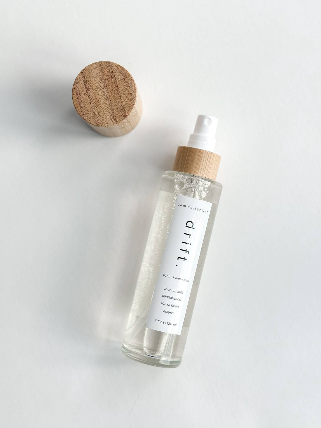 yam collective - Breathe - 4 oz Black Tea + Bergamot Luxe Room &amp; Linen Mist - The Look and Co
