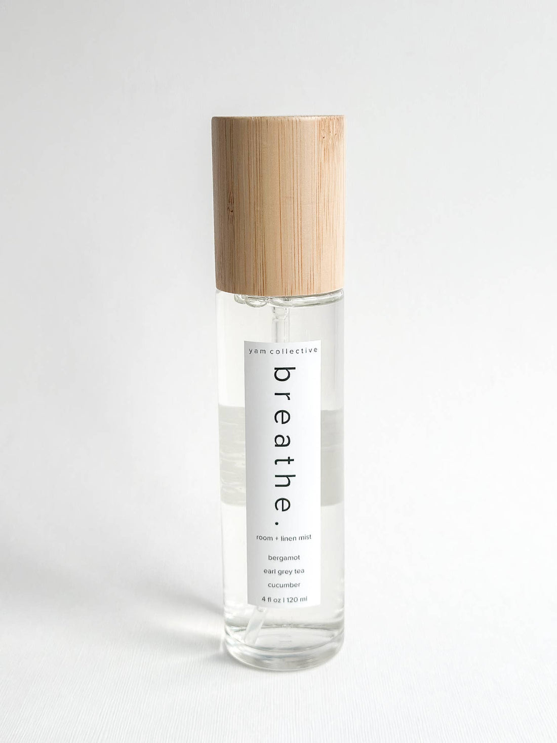 yam collective - Breathe - 4 oz Black Tea + Bergamot Luxe Room &amp; Linen Mist - The Look and Co
