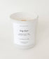 yam collective - Dog Days - 13 oz Moonflower + Sage Matte White Glass Candle - The Look and Co