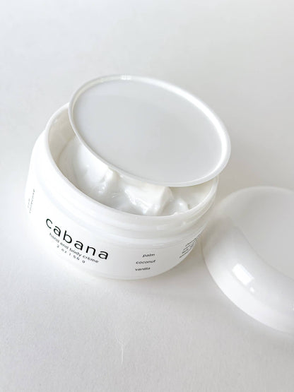 yam collective - Hand + body creme: cabana /vanilla, palm, coconut - The Look and Co