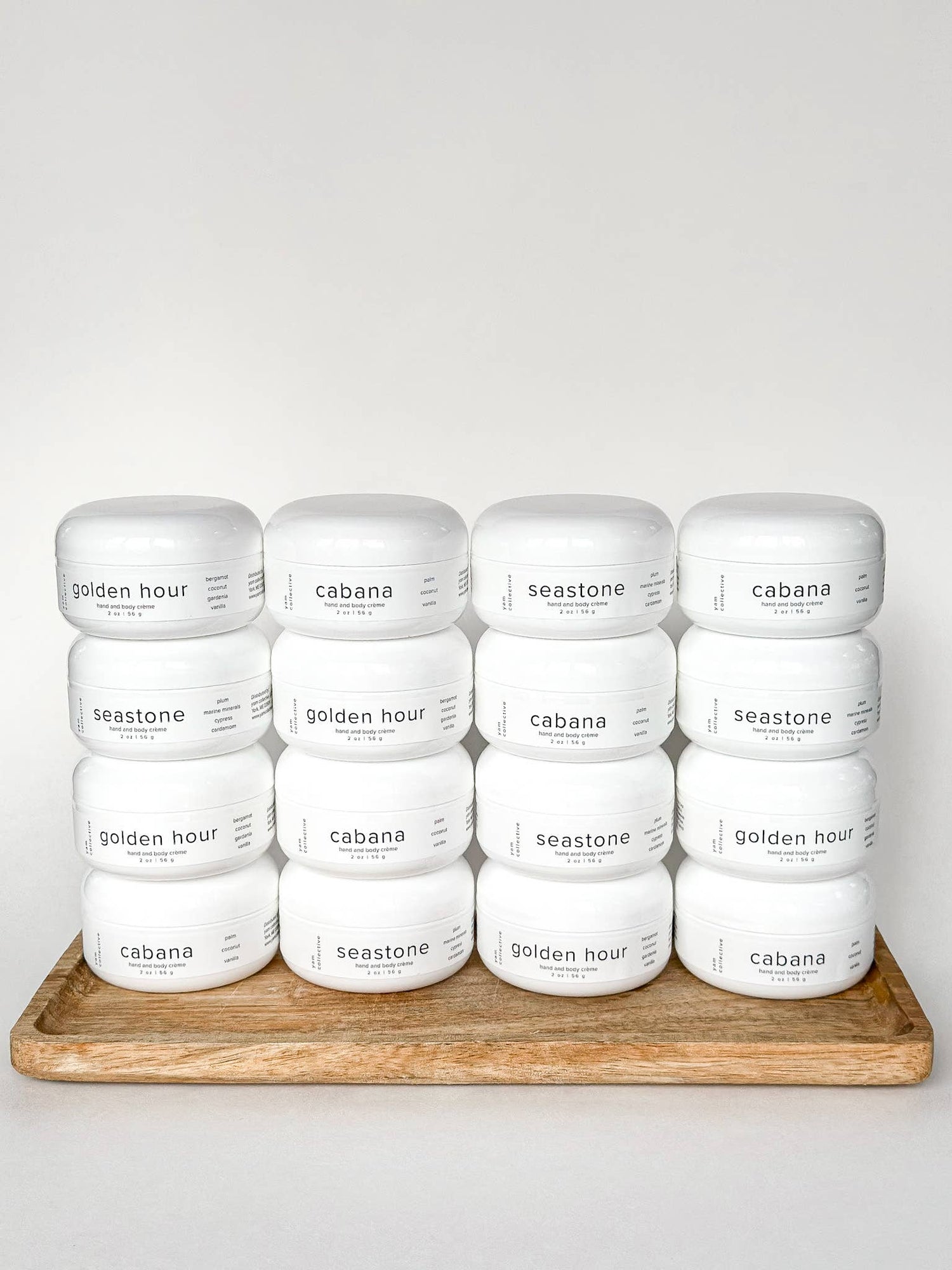 yam collective - Hand + body creme: cabana /vanilla, palm, coconut - The Look and Co