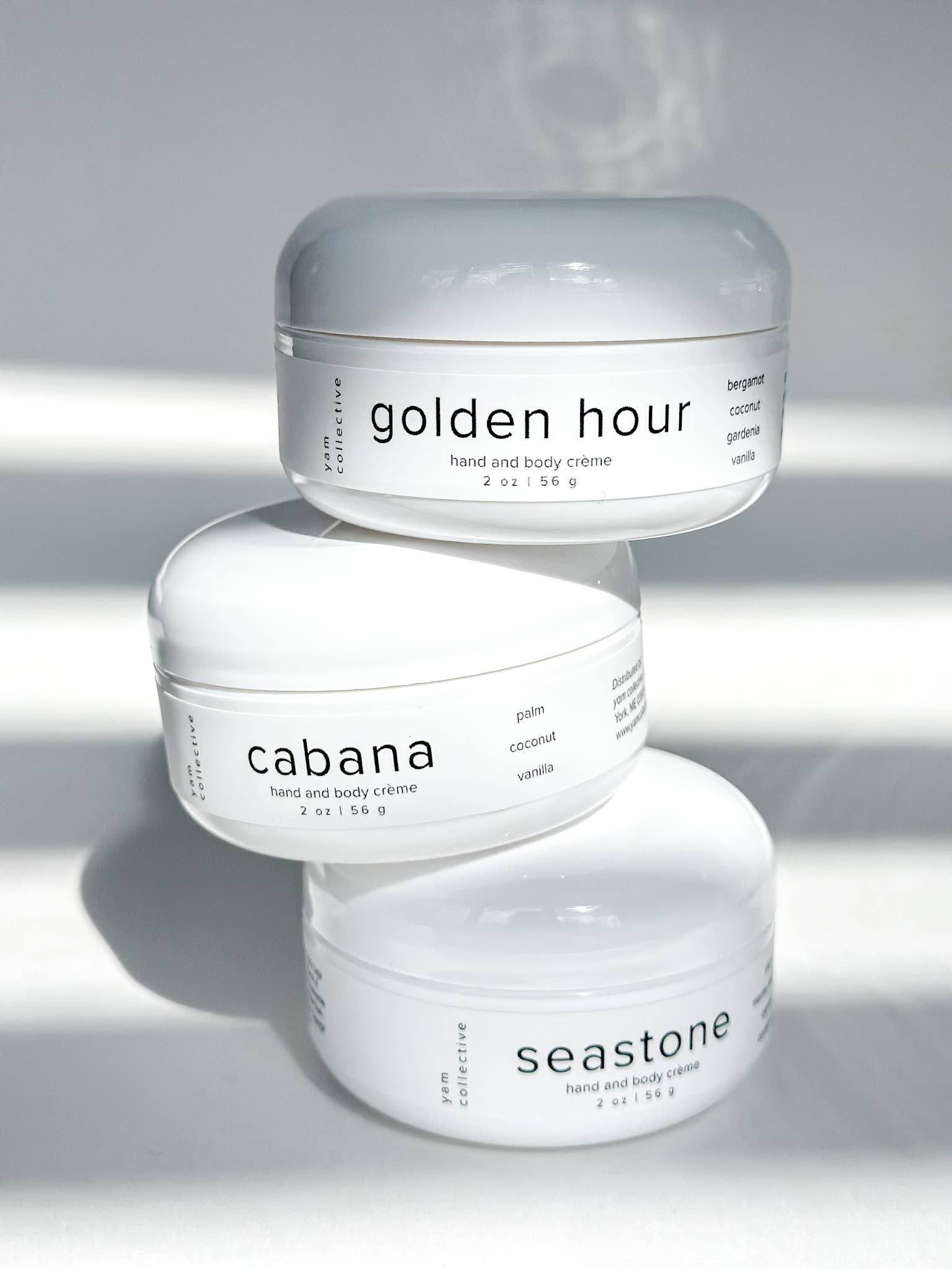 yam collective - Hand + body creme: golden hour / mandarin, gardenia, musk - The Look and Co