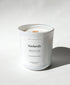 yam collective - Lowlands - 13 oz Agave + Driftwood Matte White Glass Candle - The Look and Co