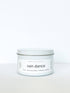 yam collective - Rain Dance - 5 oz Blue Lotus + Driftwood Cream Tin Candle - The Look and Co