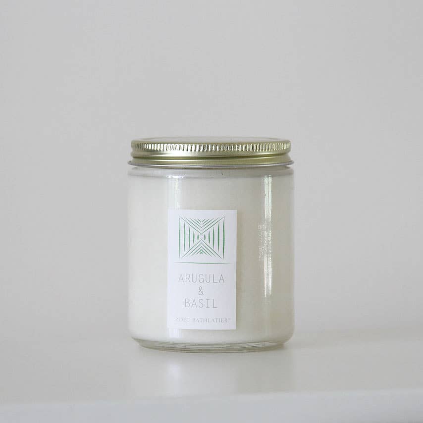 Zoet Bathlatier - 4 oz White Label Rustic Candle - The Look and Co
