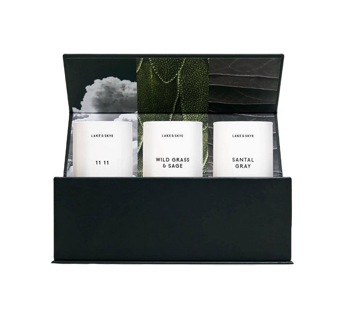 Lake &amp; Skye Mini Candle Trio Set - The Look and Co